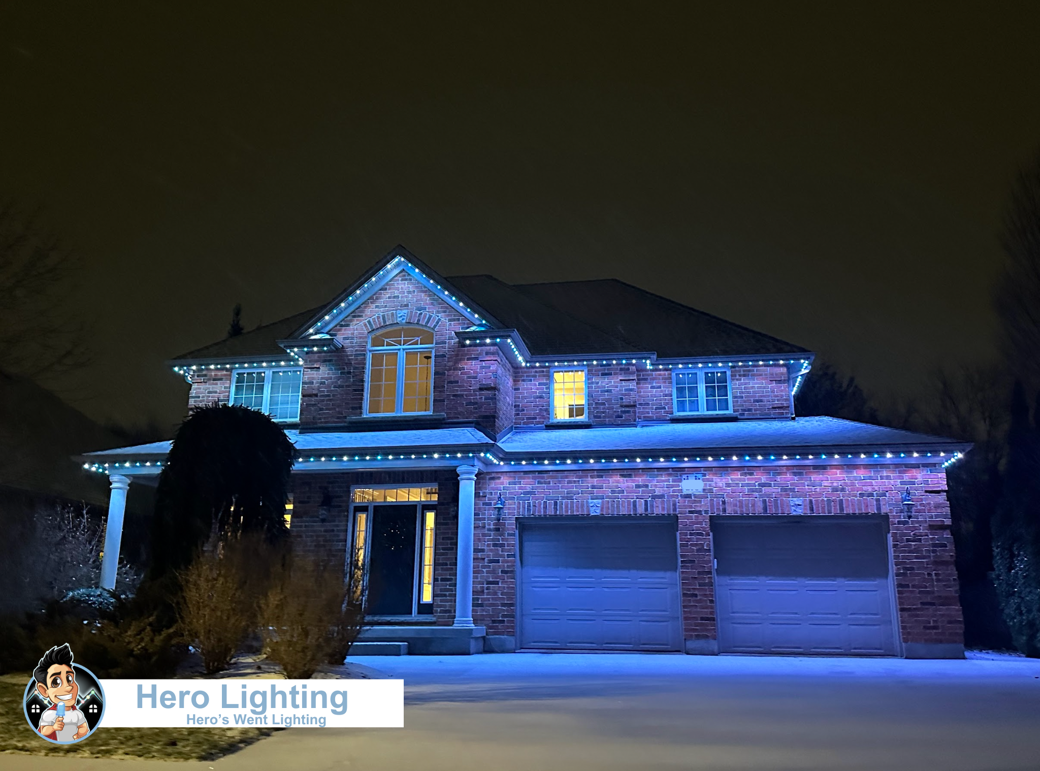 Govee permanent outdoor lights compared with professional installation
